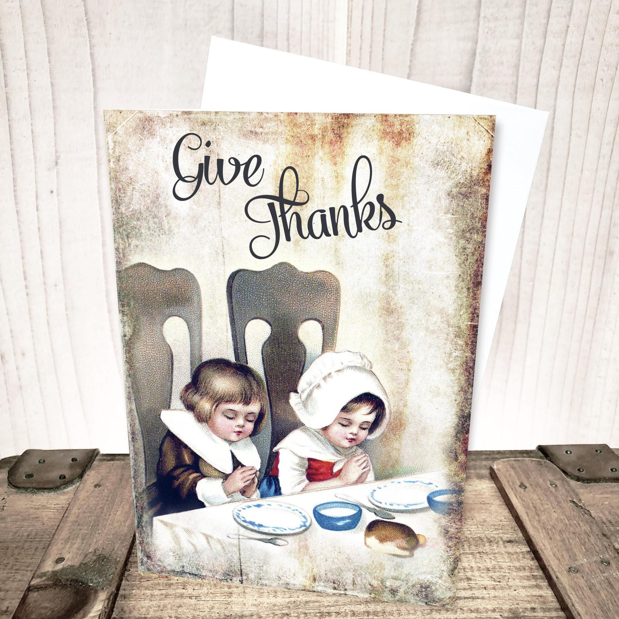 Give Thanks Thanksgiving Card by Yesterday's Best