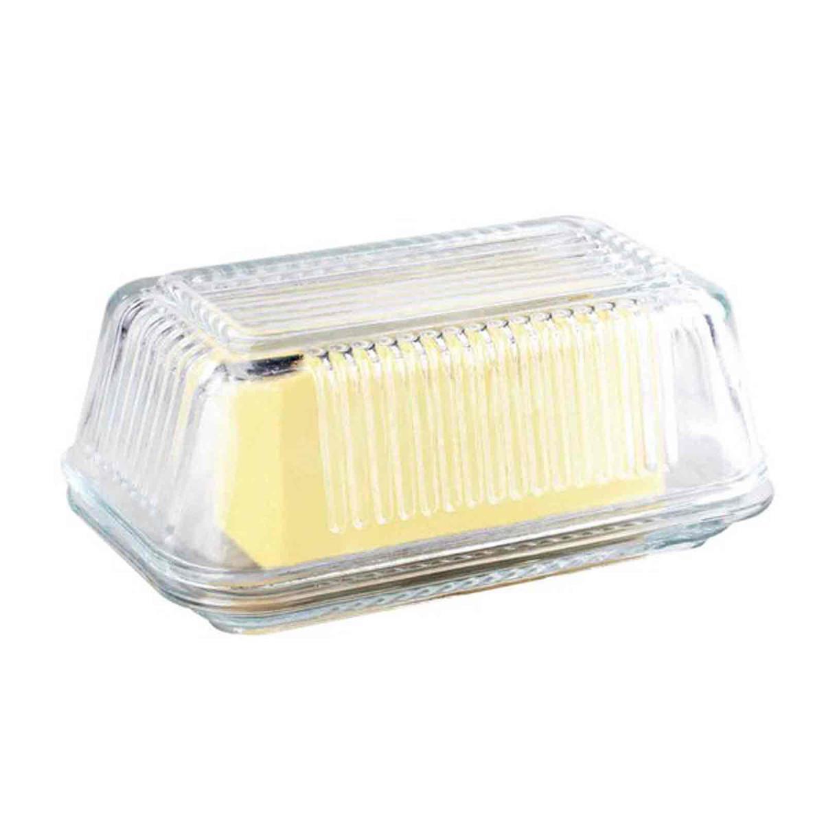 Glass Butter Dish | 2 Sticks