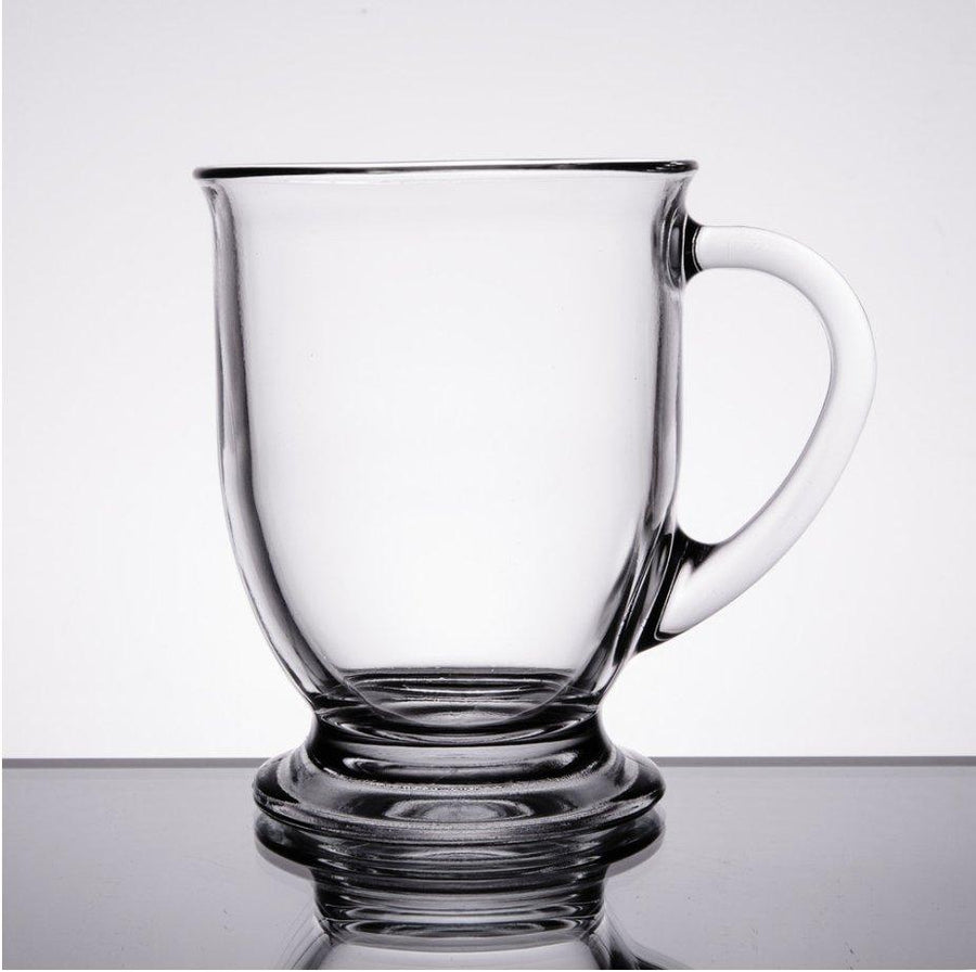 Glass Cafe Mug 16oz