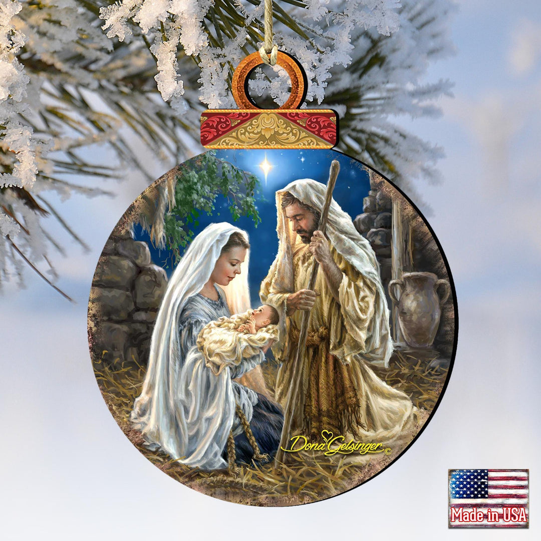 Glory to God Keepsake Decorative Christmas Ornament