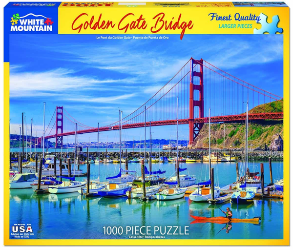 Golden Gate Bridge 1000 Piece Jigsaw Puzzle by White Mountain Puzzle