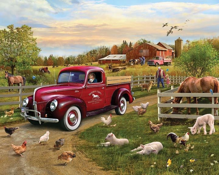 Grandpa's Pride and Joy 1000 Piece Jigsaw Puzzle by White Mountain Puzzle