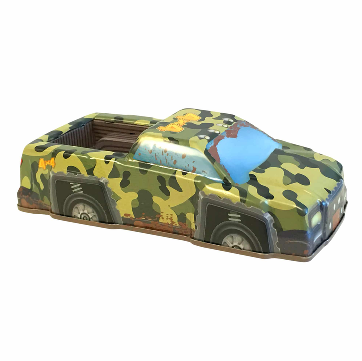 Rev-Up Racers Tin Trucks Green Camo