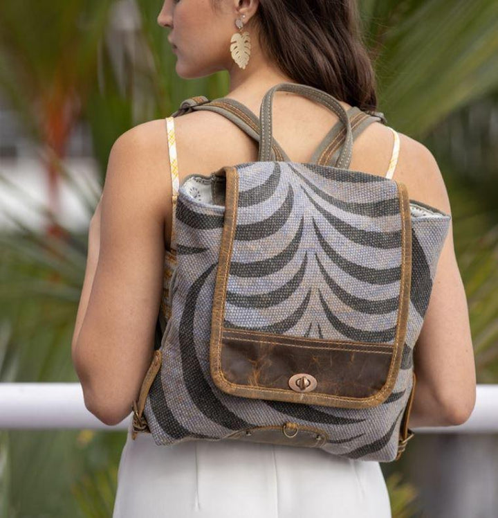 Grey Tranquility Backpack Bag