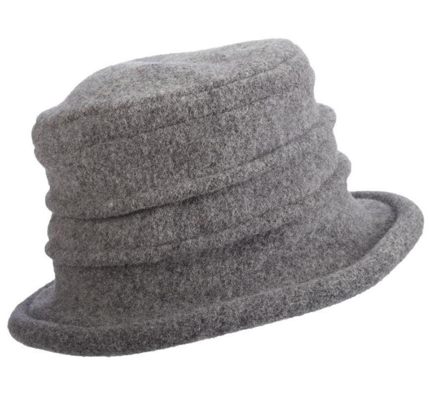 Women's Boiled Wool Cloche Tula Grey