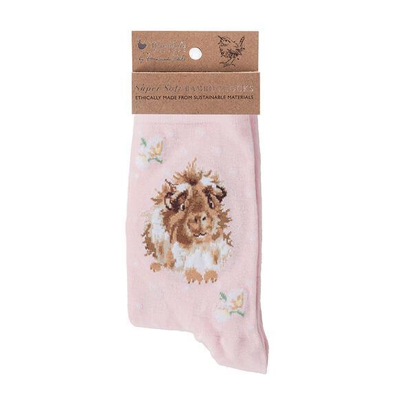 Guinea Pig "Grinny Pig" Socks by Wrendale