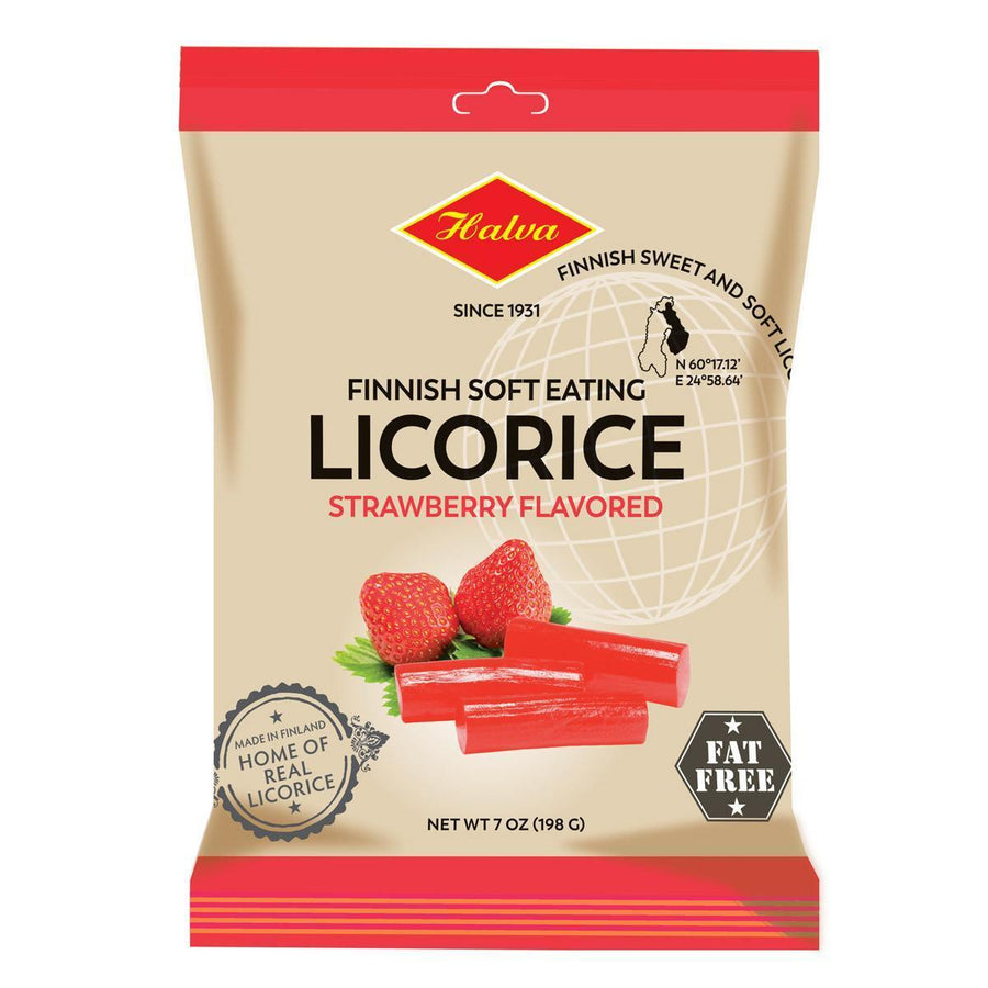 Halva European Style Strawberry Licorice