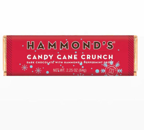 Hammond's Chocolate Bars | Candy Cane Crunch