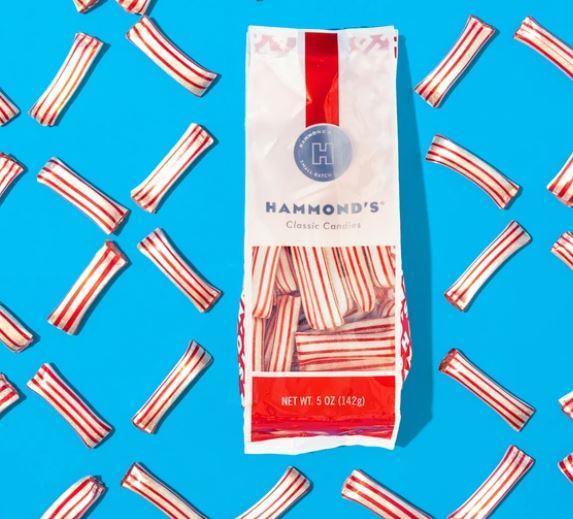 Hammond's Chocolate Filled Peppermint Straws