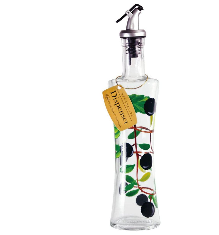 Hand Painted Olive Oil Dispenser