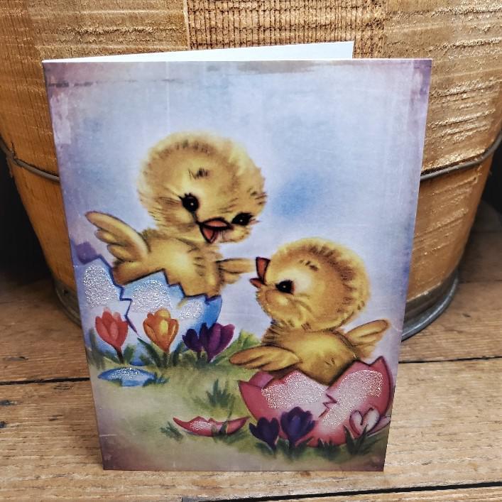 Happy Easter Chicks Easter Card by Yesterday's Best