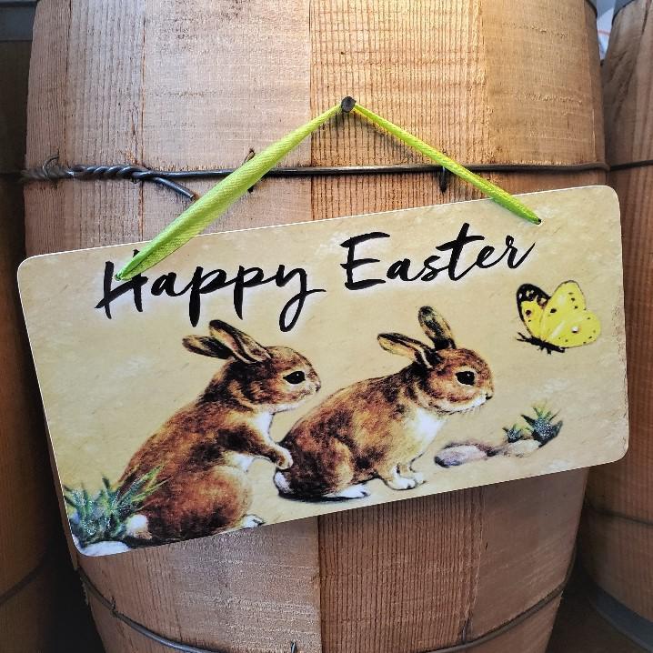 Happy Easter Decoration Sign by Yesterday's Best