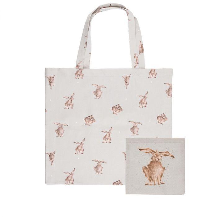 Hare Foldable Shopping Bag by Wrendale