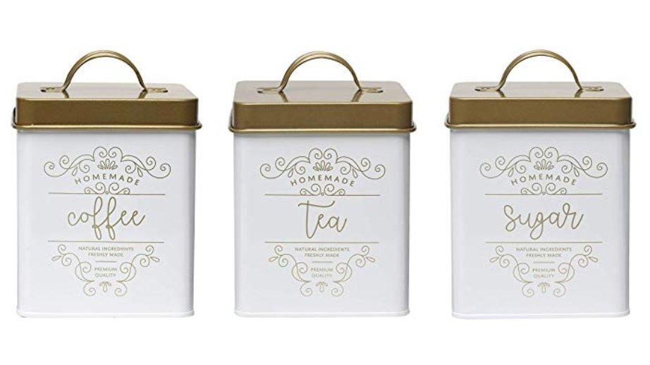 Harper Gold Metal Canister