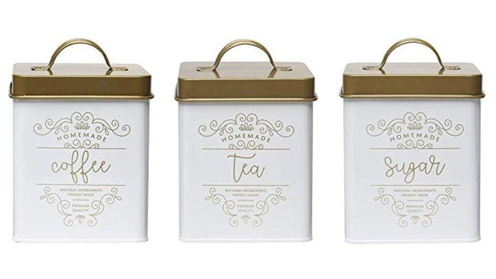 Harper Gold Metal Canister