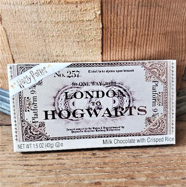Harry Potter™ Platform 9 3/4 Ticket to Hogwarts Chocolate Candy Bar