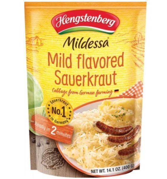 Hengstenberg Mildessa Mild Sauerkraut Pouch