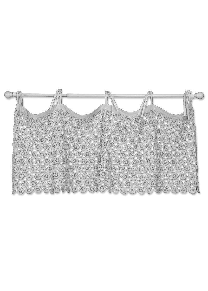 Heritage Lace Curtains | Crochet Envy Pearl Valance