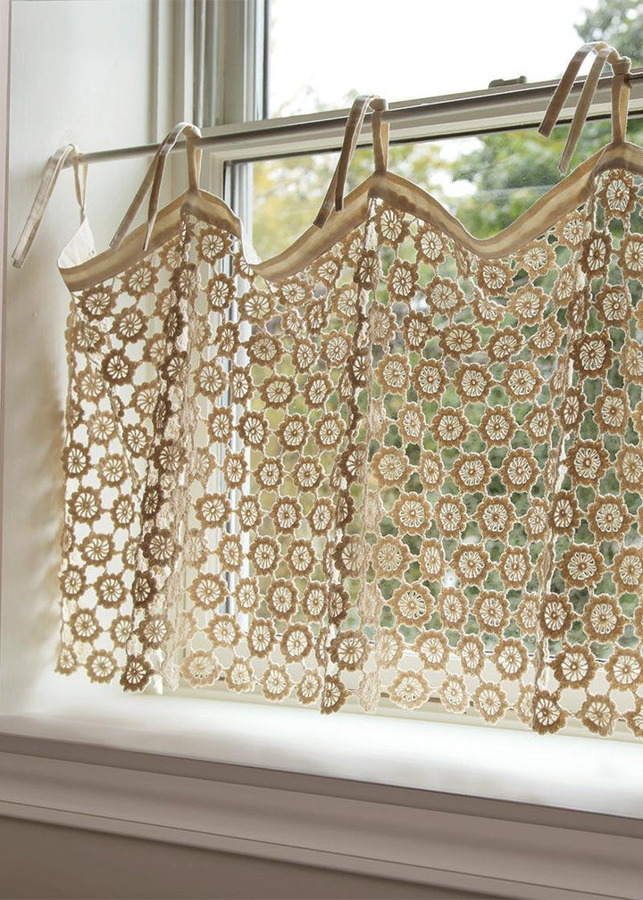 Heritage Lace Curtains | Crochet Envy Pearl Valance