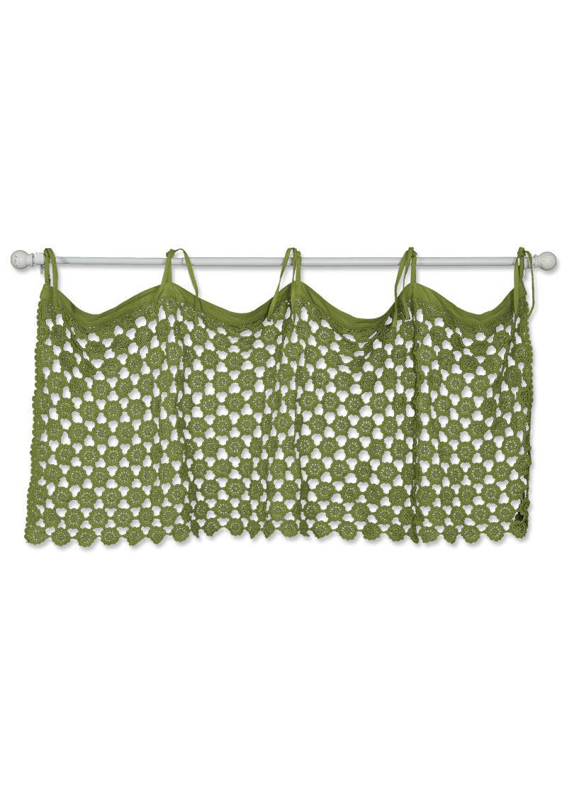 Heritage Lace Curtains | Crochet Envy Pearl Valance