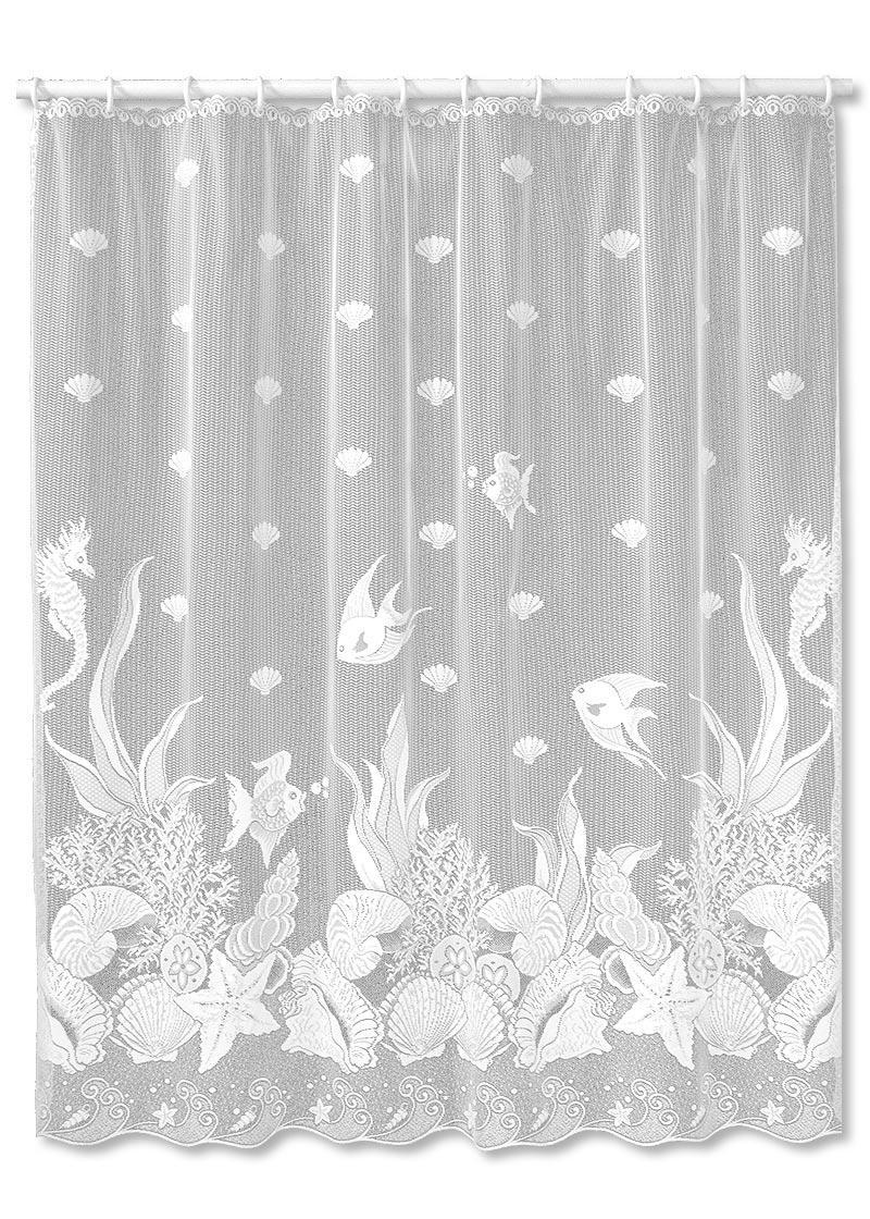 Heritage Lace Curtains | Seascape Shower Curtain