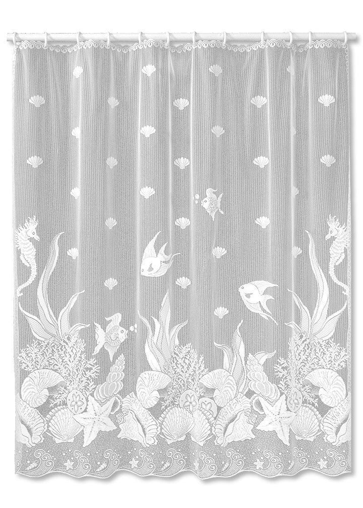 Heritage Lace Curtains | Seascape Shower Curtain