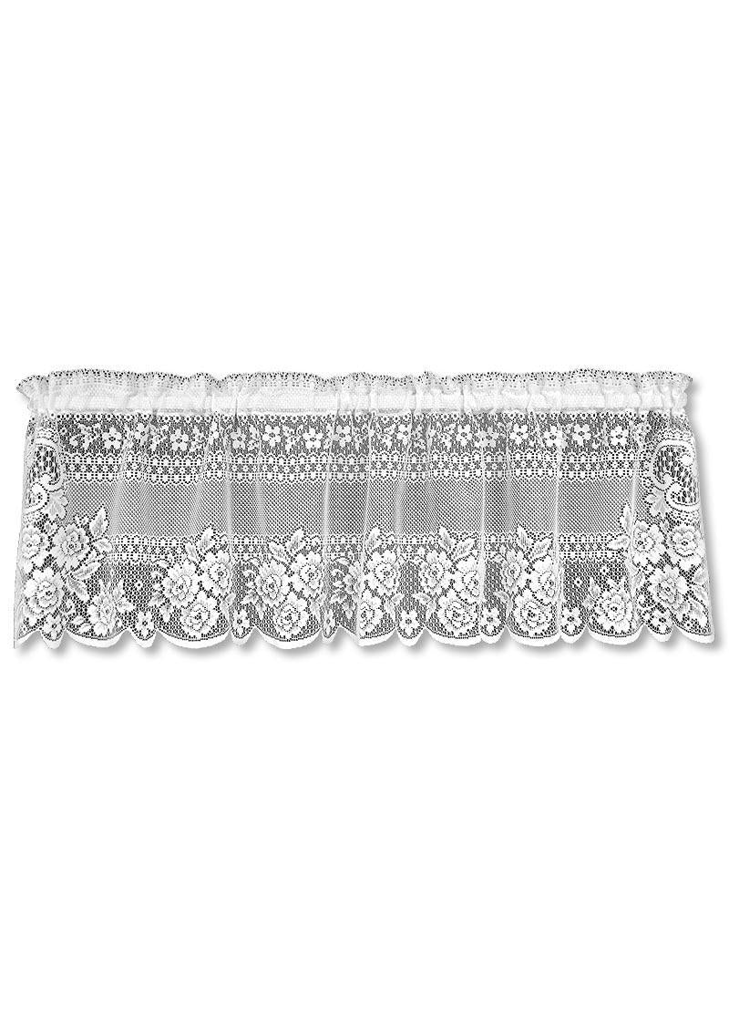 Heritage Lace Curtains | Victorian Rose Valance