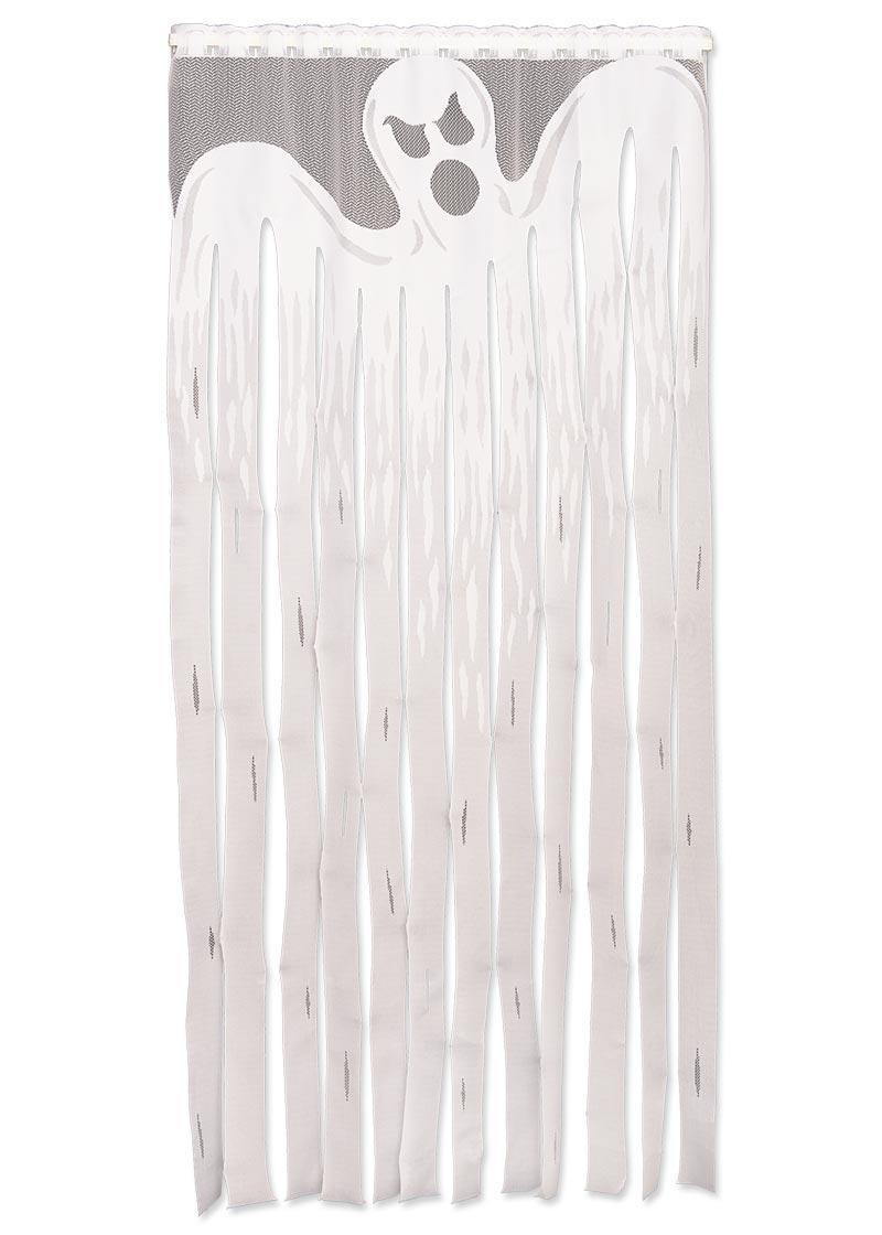 Heritage Lace Halloween Curtain Panel | Ghost Streamer