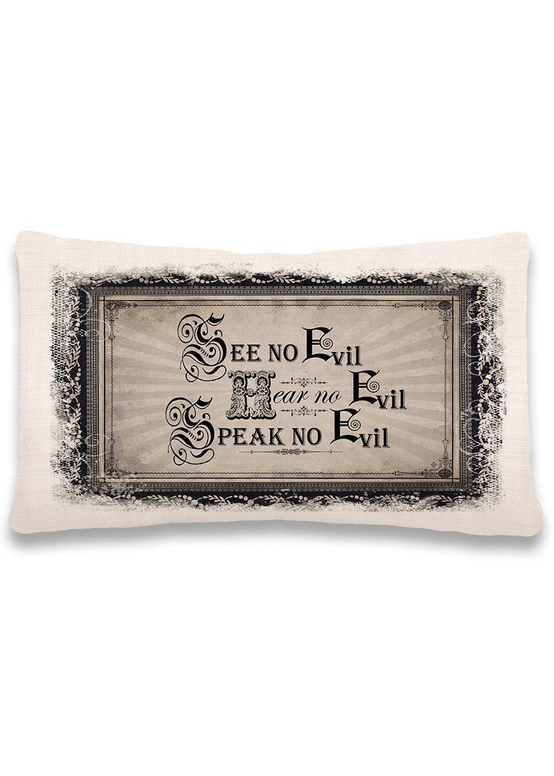 Heritage Lace Halloween Pillow | See No Evil