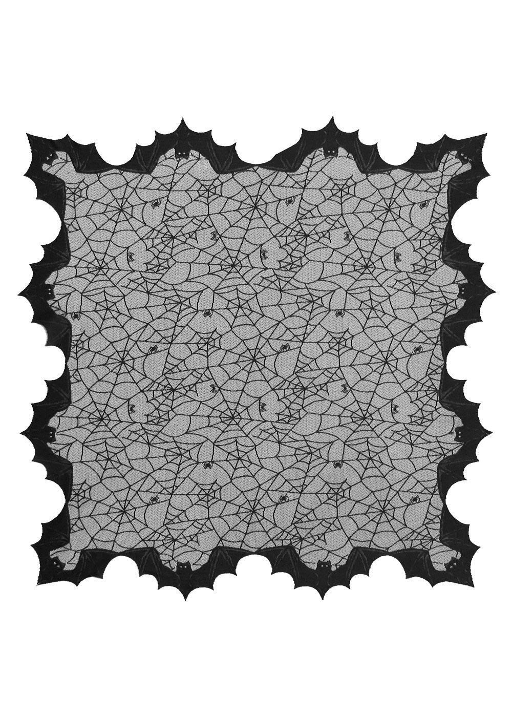 Heritage Lace Halloween Table Topper | Bats!