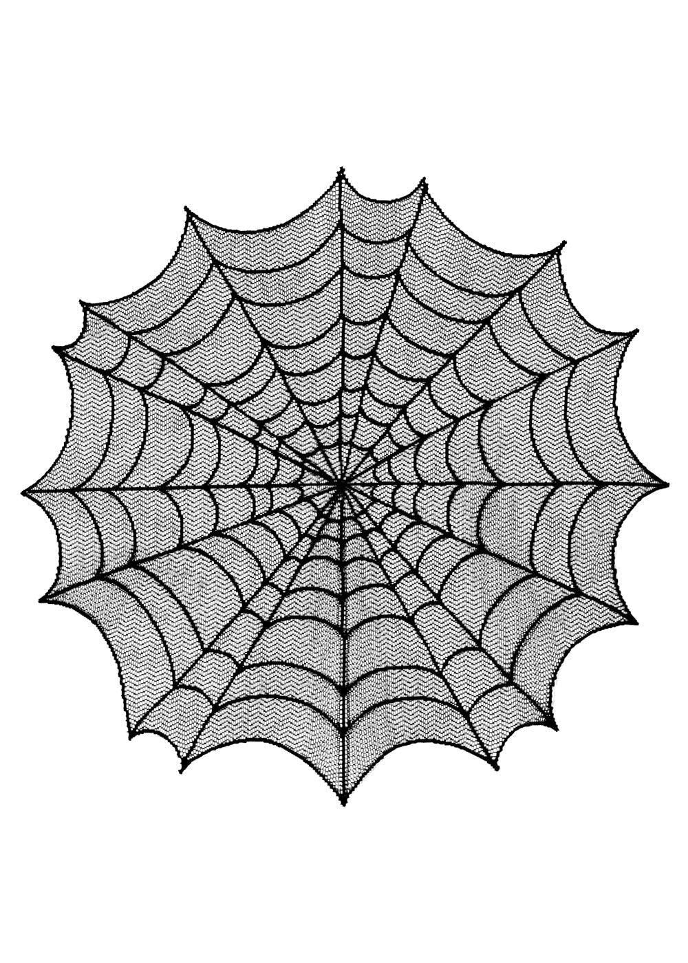 Heritage Lace Halloween Table Topper | Spider Web