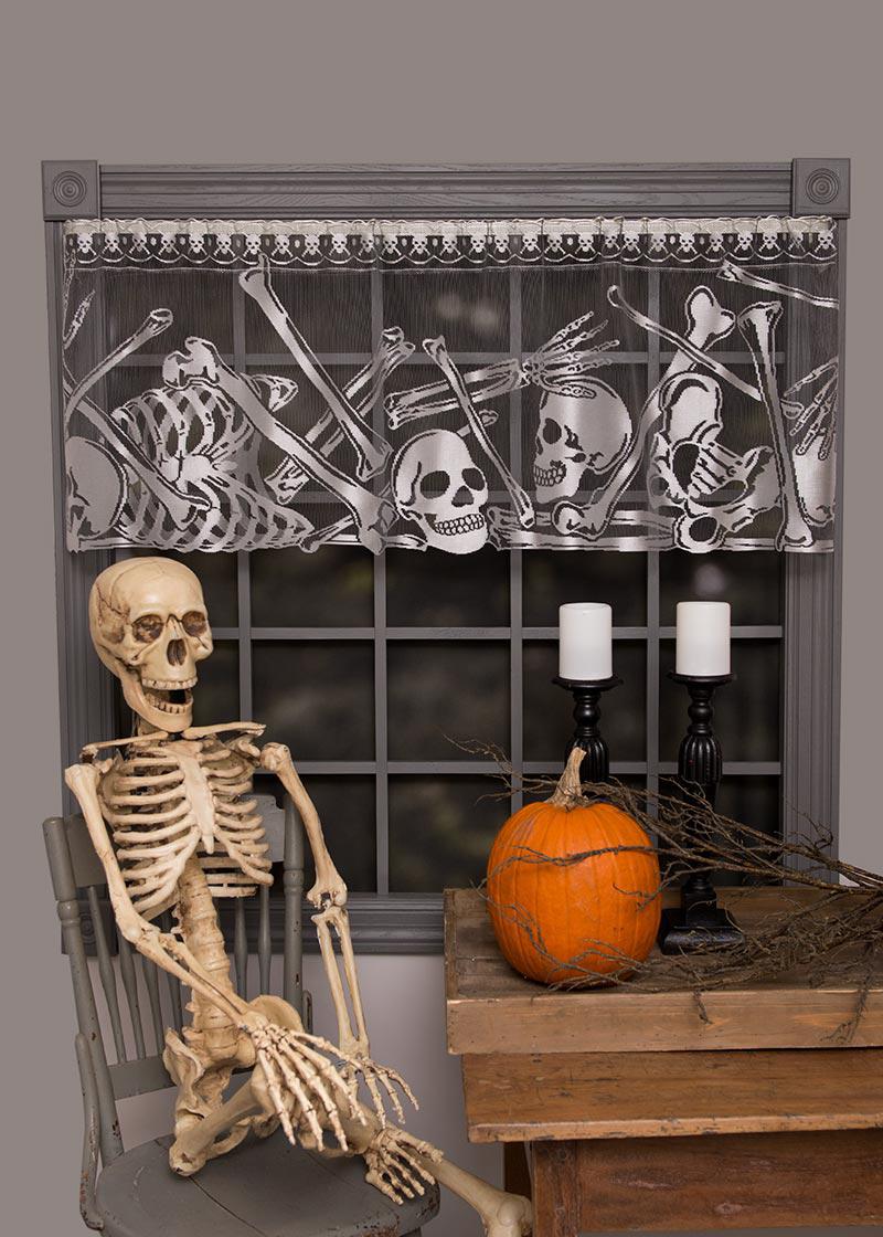 Heritage Lace Halloween Valance | Rest In Pieces