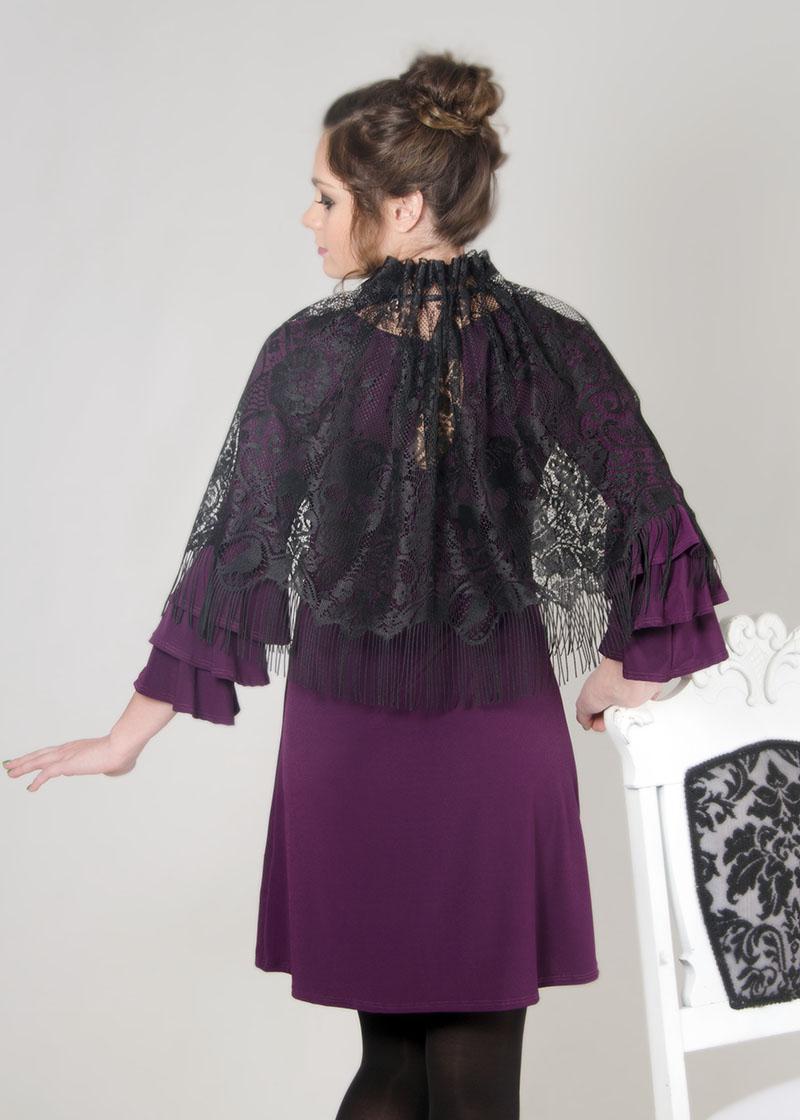 Heritage Lace | Halloween Victorian Lace Capelet