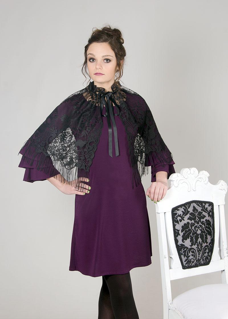 Heritage Lace | Halloween Victorian Lace Capelet