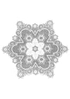 Heritage Lace Round Table Topper | Snowflake