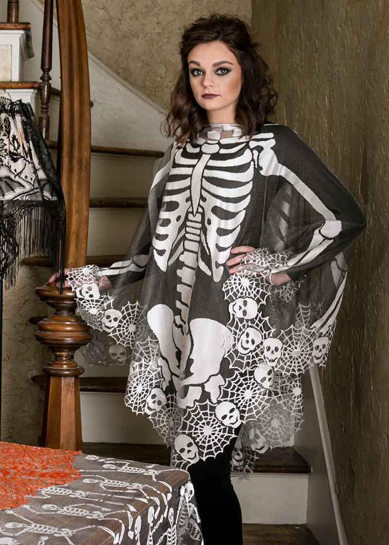 Heritage Lace | Skeleton Poncho