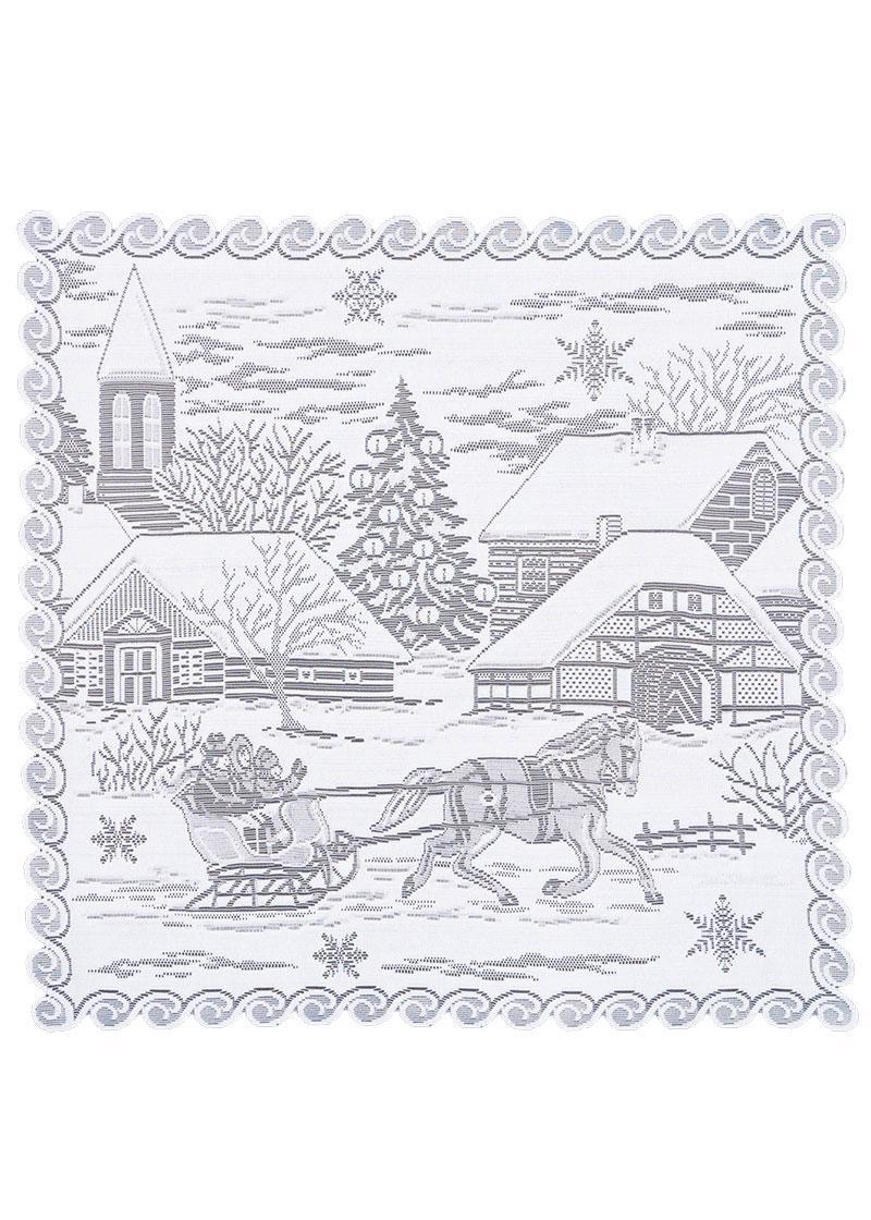 Heritage Lace Winter Doily | Sleigh Ride