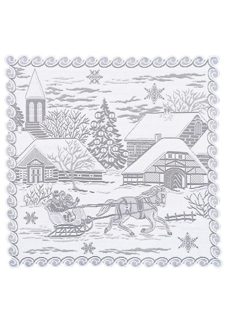Heritage Lace Winter Doily | Sleigh Ride