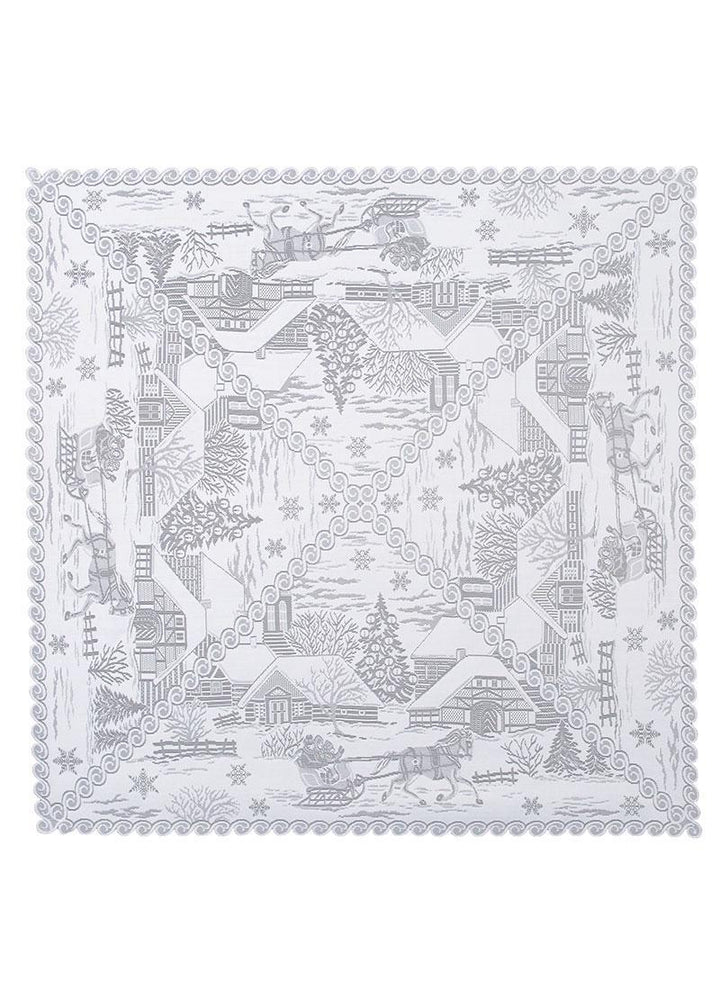 Heritage Lace Winter Table Topper | Sleigh Ride