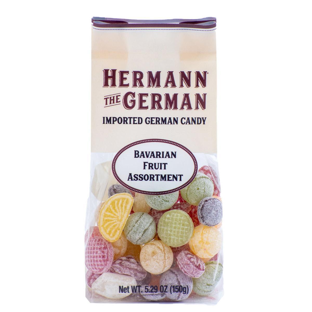 Hermann the German Bavarian Fruit Hard Candy