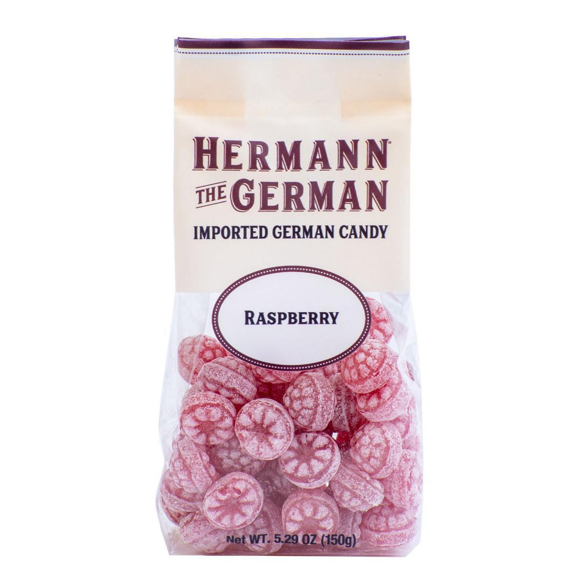 Hermann the German Raspberry Hard Candy