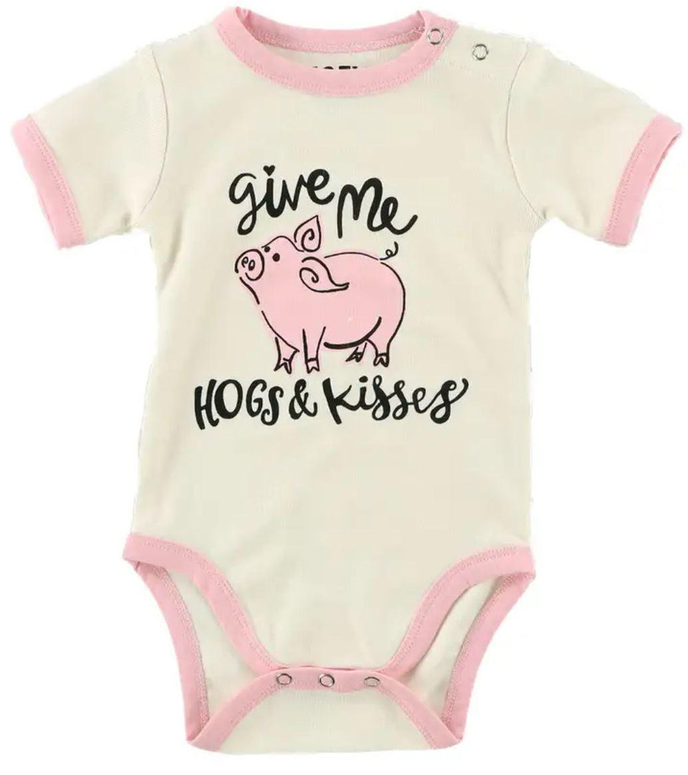 Hogs & Kisses Infant Creeper Onesies