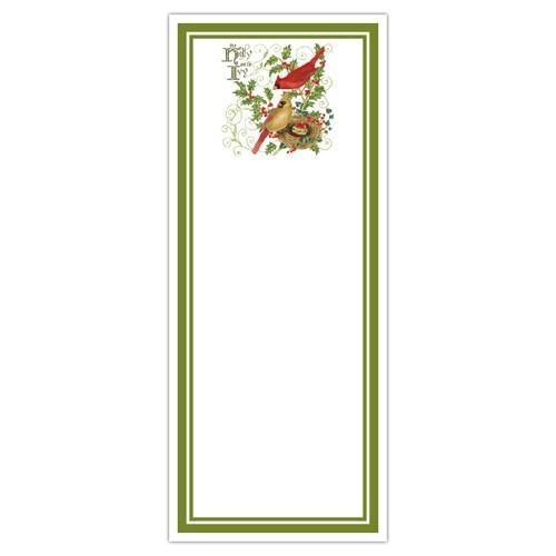 Holly and Ivy Magnetic Note Pad