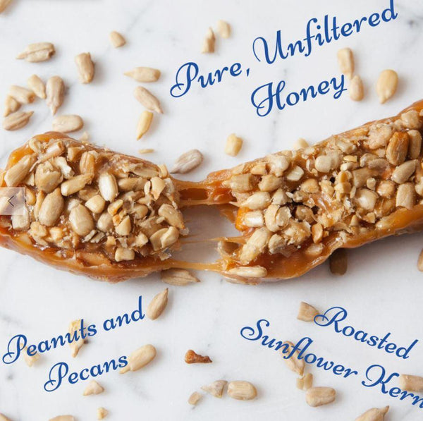 Honey Bunchies Gourmet Honey Snack Bar | Peanut and Pecan