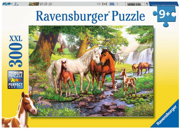 Horses by the Stream 300 Piece Puzzle by Ravensburger