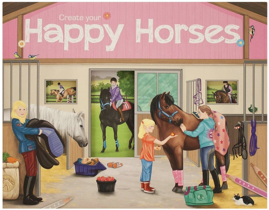 Horses Dreams: Happy Horses Activity Sticker Book