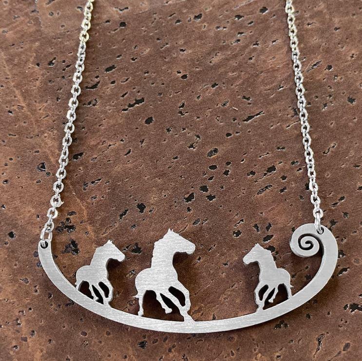 Horses Necklace