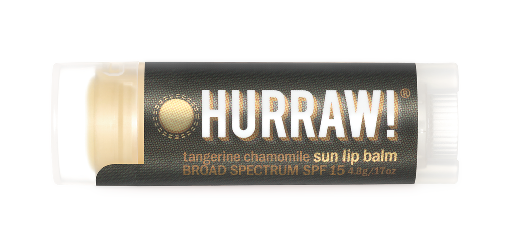 Hurraw! Sun SPF 15 Tangerine Vanilla Lip Balm