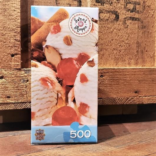 Ice Cream Delight 500 Piece Puzzle Sweet Shoppe by Masterpieces Puzzle Co.