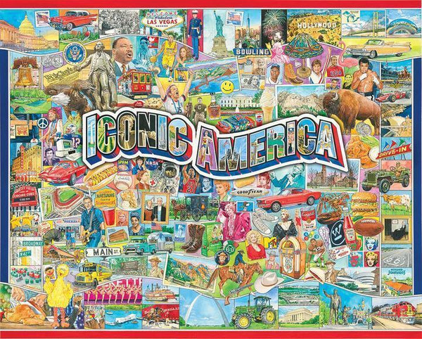 Iconic America 1000 Piece Puzzle